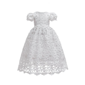 Baby Girl Baptism Dresses Infant Christening Gown First Birthday Outfits with Bonnet