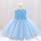 Toddler Baby Girl Party Dress Fancy Sleeveless Pageant Tutu Dresses