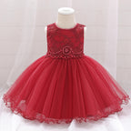 Toddler Baby Girl Party Dress Fancy Sleeveless Pageant Tutu Dresses
