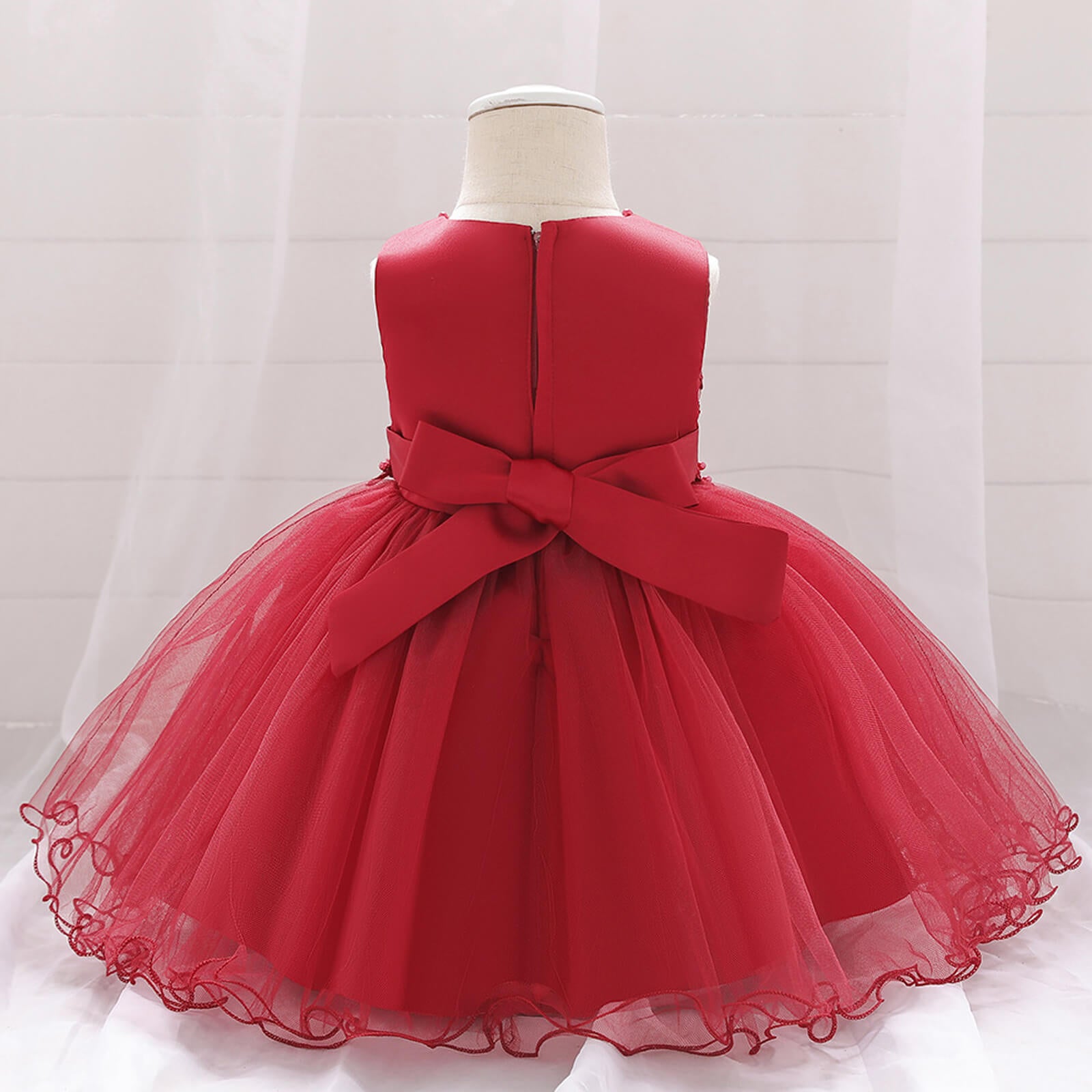 Toddler Baby Girl Party Dress Fancy Sleeveless Pageant Tutu Dresses