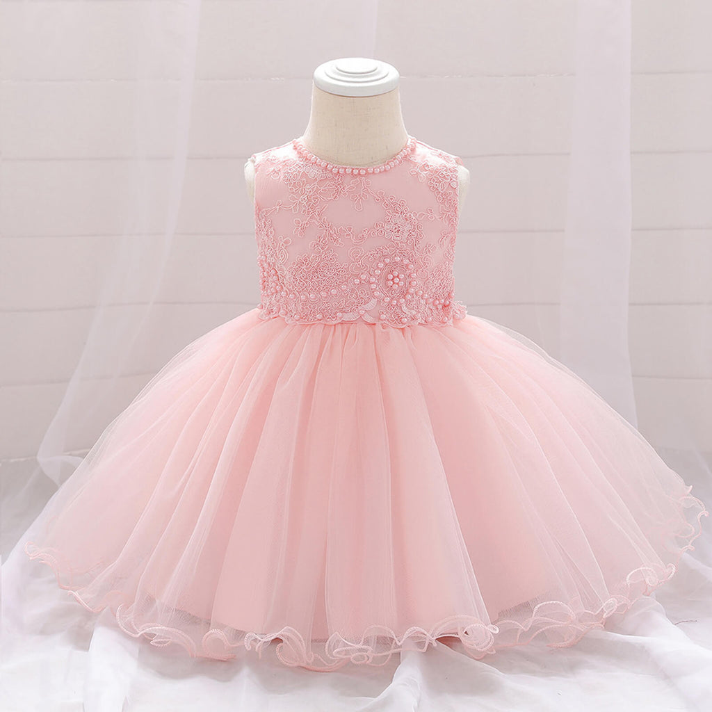 Toddler Baby Girl Party Dress Fancy Sleeveless Pageant Tutu Dresses