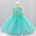 Toddler Baby Girl Party Dress Fancy Sleeveless Pageant Tutu Dresses