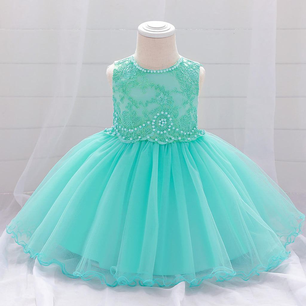 Toddler Baby Girl Party Dress Fancy Sleeveless Pageant Tutu Dresses