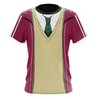 Battle Game in 5 Seconds T-shirt Shiroyanagi Yuri Cosplay Costume for Halloween