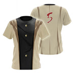 Battle Game in 5 Seconds T-shirt Shiroyanagi Yuri Cosplay Costume for Halloween