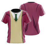 Battle Game in 5 Seconds T-shirt Shiroyanagi Yuri Cosplay Costume for Halloween