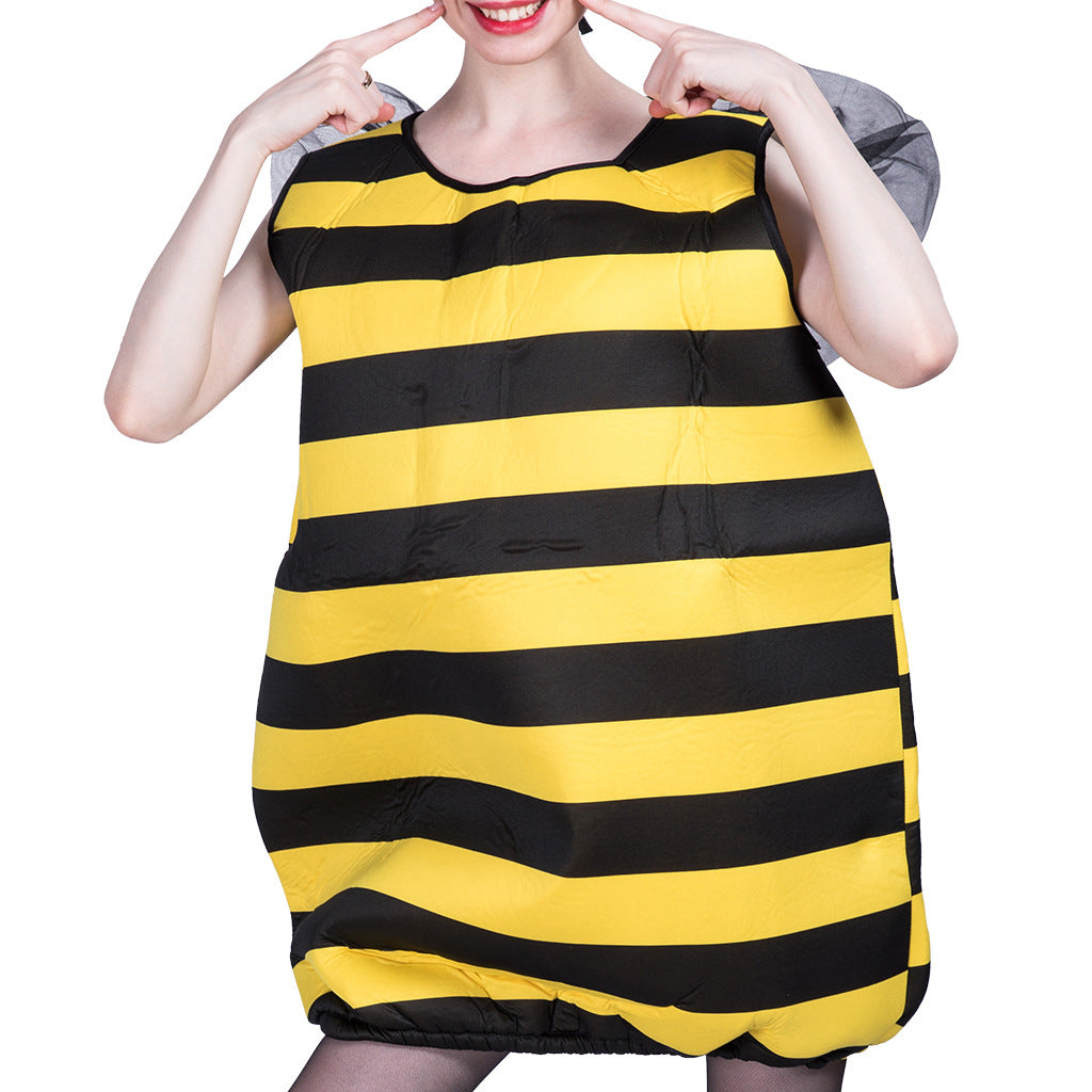 Bee Costumes for Adult and Kids Halloween Dress Up Outfit Fancy Bee Cosplay Full Set