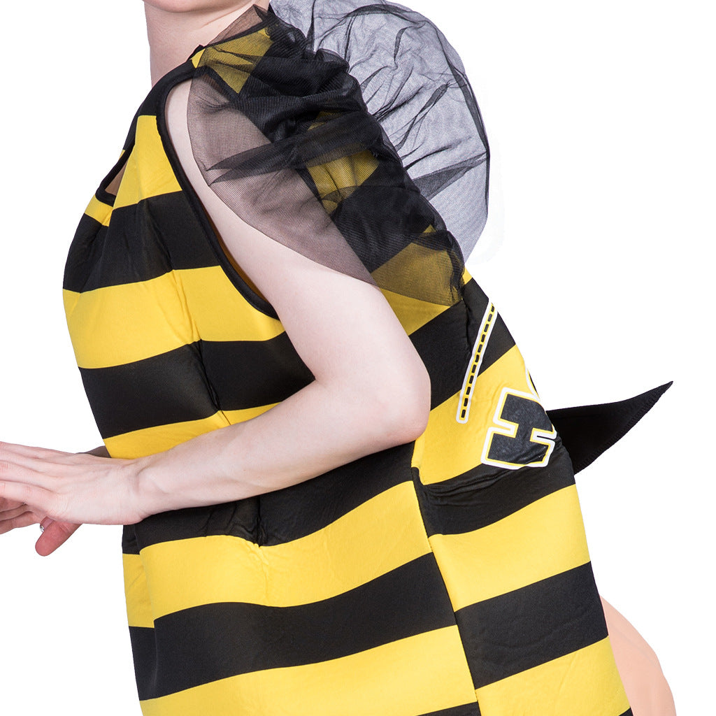 Bee Costumes for Adult and Kids Halloween Dress Up Outfit Fancy Bee Cosplay Full Set