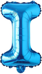 Blue Alphanumeric Balloons Letter A-Z & Number 0-9 for Wedding Birthday Party