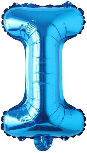 Blue Alphanumeric Balloons Letter A-Z & Number 0-9 for Wedding Birthday Party