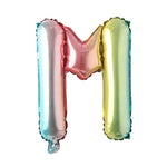Birthday Balloon Gradual Rainbow Color Letter Number Balloon for Party