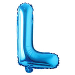 Blue Alphanumeric Balloons Letter A-Z & Number 0-9 for Wedding Birthday Party