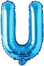 Blue Alphanumeric Balloons Letter A-Z & Number 0-9 for Wedding Birthday Party