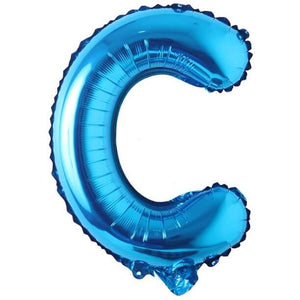 Blue Alphanumeric Balloons Letter A-Z & Number 0-9 for Wedding Birthday Party