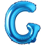 Blue Alphanumeric Balloons Letter A-Z & Number 0-9 for Wedding Birthday Party