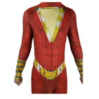 Kids Teens Shazam Costume Black Addam Unisex Bodysuit for Cosplay