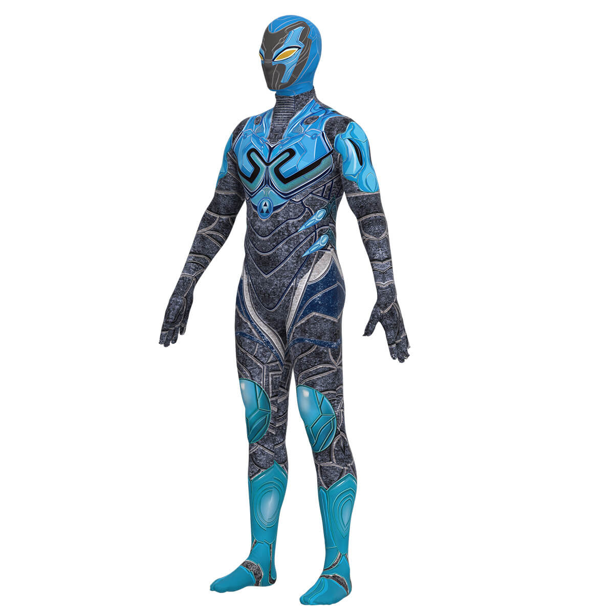 2023 Jaime Reyes Cosplay Outfit Superhero Bodysuit Mask Set for Halloween Carnival