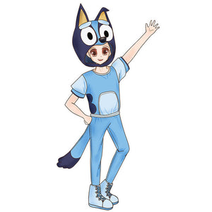 Kids Costume Jumpsuit Cartoon Mask Full Set for Boys Girls Halloween Cosplay