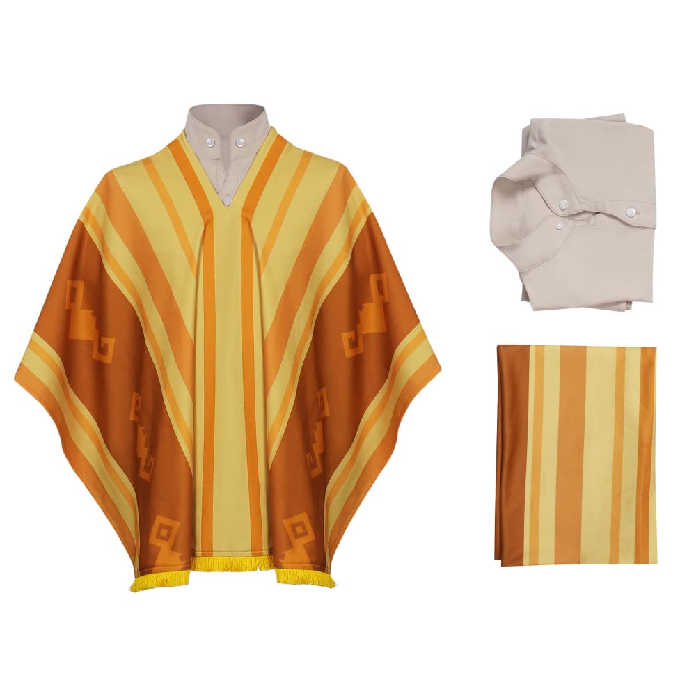 Camilo Cosplay Costume Madrigal Family Shirt Cloak Outfit Halloween Suit