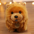 10" Puppy Dog Plush Lifelike Animal Doll Cute Simulation Dog for Kids Birthday Xmas Gift