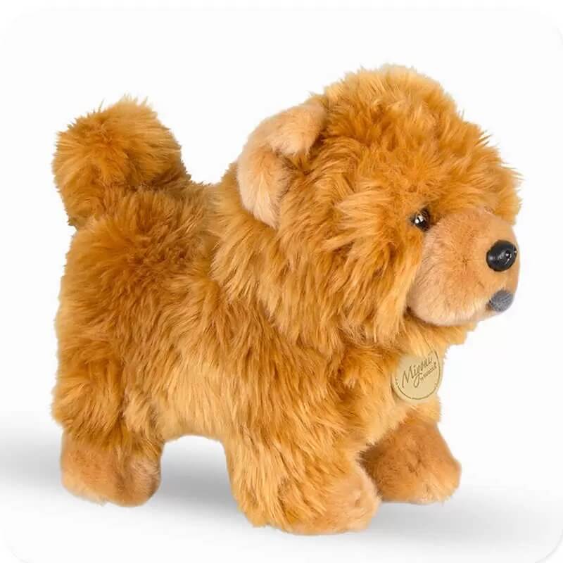 10" Puppy Dog Plush Lifelike Animal Doll Cute Simulation Dog for Kids Birthday Xmas Gift