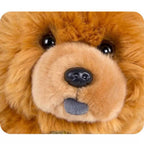 10" Puppy Dog Plush Lifelike Animal Doll Cute Simulation Dog for Kids Birthday Xmas Gift