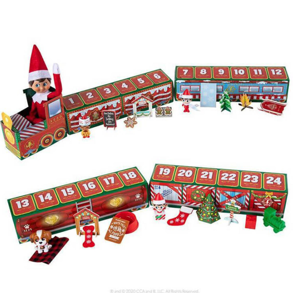 Kids Countdown Calendar 2025 Christmas Train Toy 24 Days Christmas Blind Box Xmas Gifts for Kids