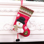 Christmas Tree Decorations LED Strings Christmas Stocking Balls Bells Dolls Candys for Ornament