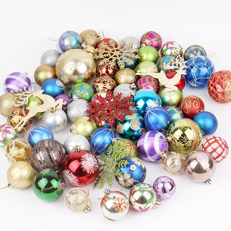 Christmas Tree Decorations LED Strings Christmas Stocking Balls Bells Dolls Candys for Ornament