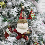 Christmas Tree Decorations LED Strings Christmas Stocking Balls Bells Dolls Candys for Ornament
