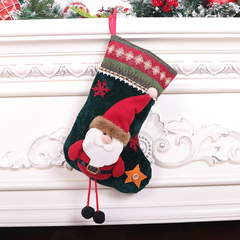 Christmas Tree Decorations LED Strings Christmas Stocking Balls Bells Dolls Candys for Ornament