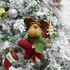 Christmas Tree Decorations LED Strings Christmas Stocking Balls Bells Dolls Candys for Ornament