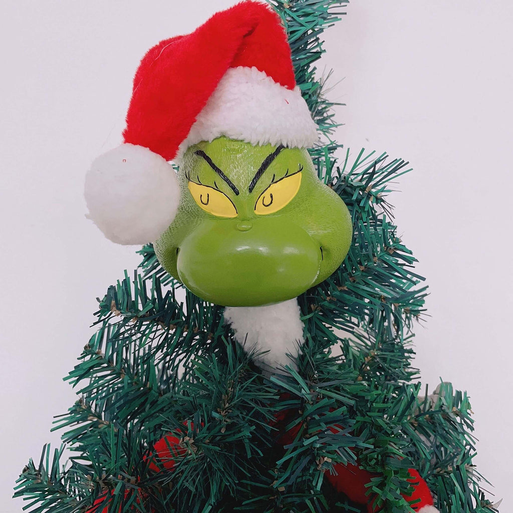 Christmas Tree Decorations Grinch Christmas Ornaments Elf Head, Arms and Legs for Christmas Tree Topper