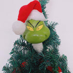 Christmas Tree Decorations Grinch Christmas Ornaments Elf Head, Arms and Legs for Christmas Tree Topper
