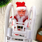 Santa Claus Climb Ladder Christmas Decoration with Music for Indoor Outdoor Oranment