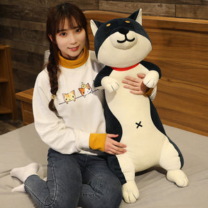 Shiba Inu Dog Plush Toys Comfortable Cushion Stuffed Plush Hugging Pillow for Boys Girls Gift