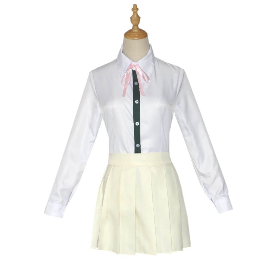 Teens Chiaki Nanami Cosplay Costume School Uniform Full Set for Women