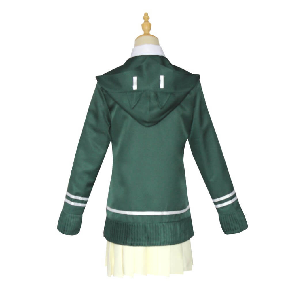 Teens Chiaki Nanami Cosplay Costume School Uniform Full Set for Women