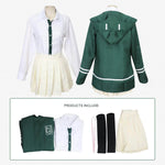 Teens Chiaki Nanami Cosplay Costume School Uniform Full Set for Women