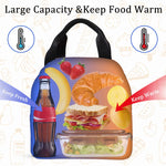 Large Lunch Bags Insulated Reusable Thermal Lunch Box Tote for Picnic Travel School Office Work