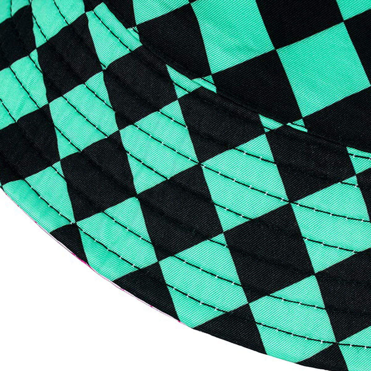 Teens Adult Tanjiro Nezuko Hat Reversible Double Side Wear Fishing Cap with All Over Print