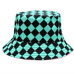Teens Adult Tanjiro Nezuko Hat Reversible Double Side Wear Fishing Cap with All Over Print