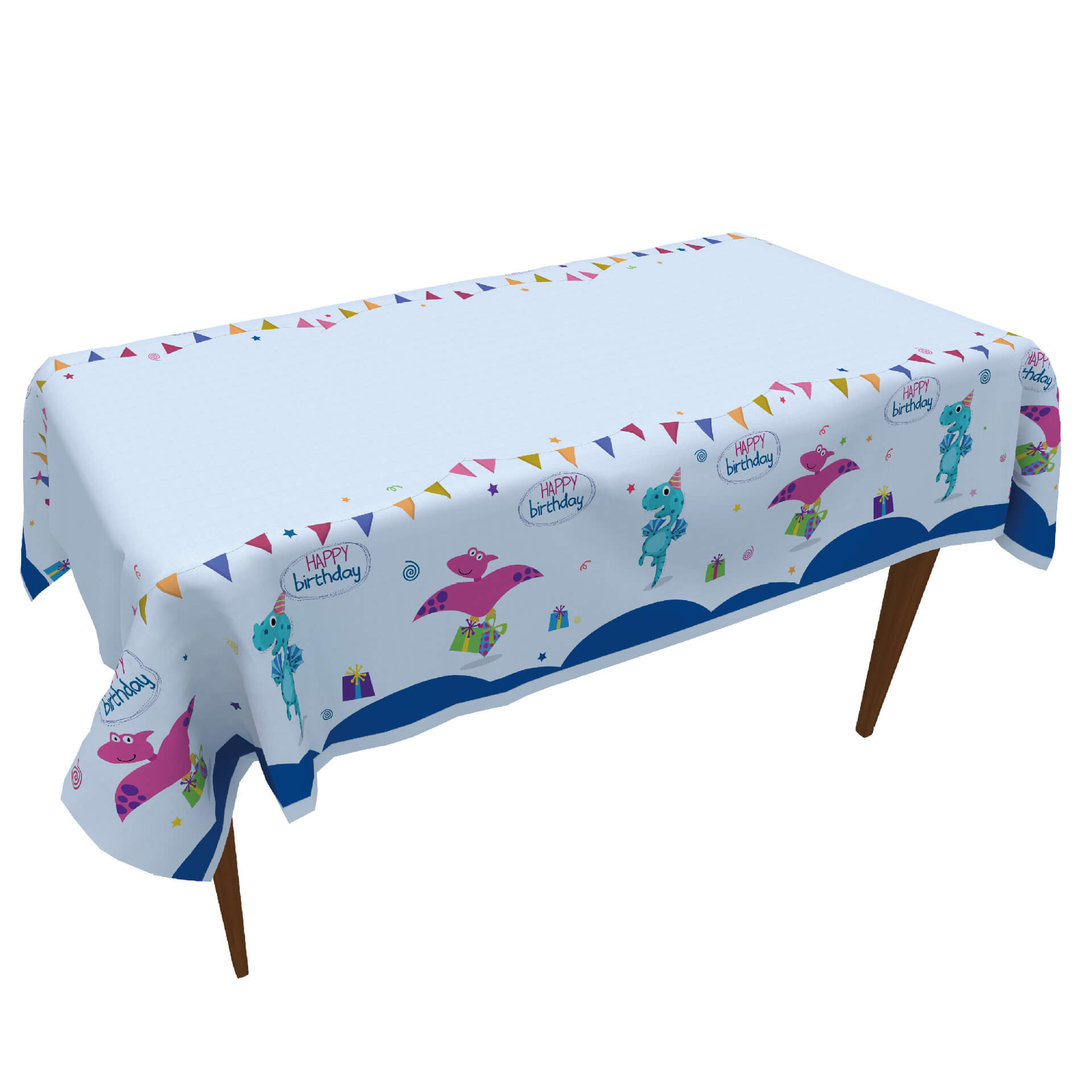 Dinosaur Birthday Party Tableware Set Disposable Dinner Dessert Plates Napkins Tablecloth and Cups