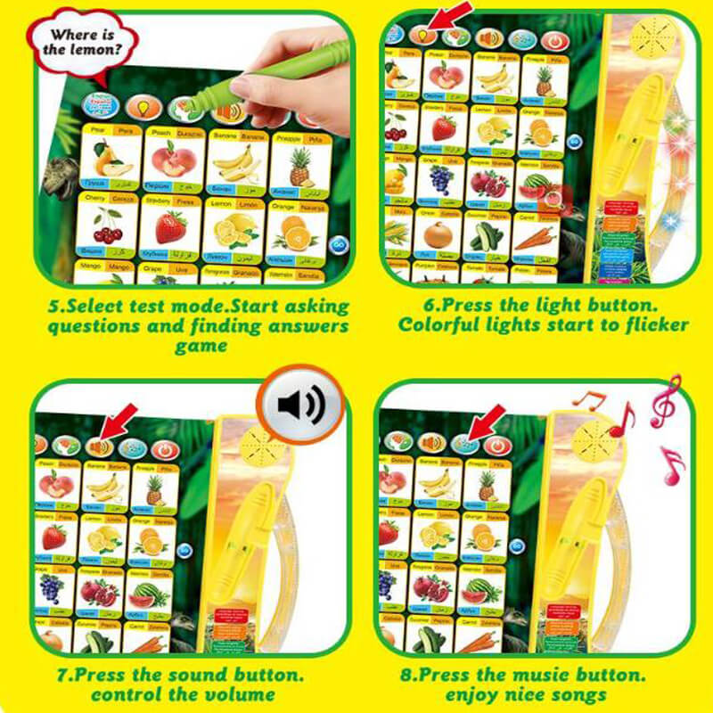 Interactive Dinosaur Sound Book with Realistic Dinosaur Roars Gift for Little Dino Lovers