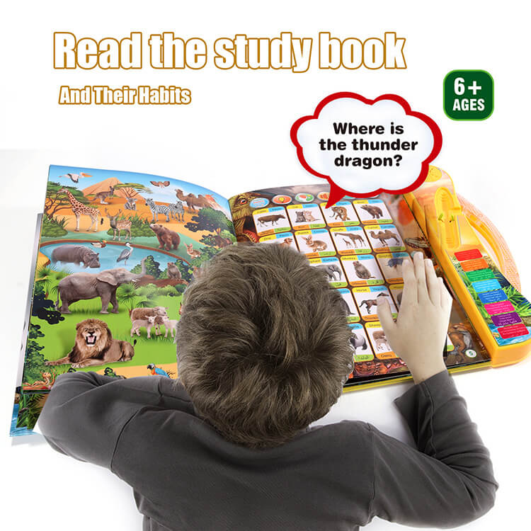 Interactive Dinosaur Sound Book with Realistic Dinosaur Roars Gift for Little Dino Lovers