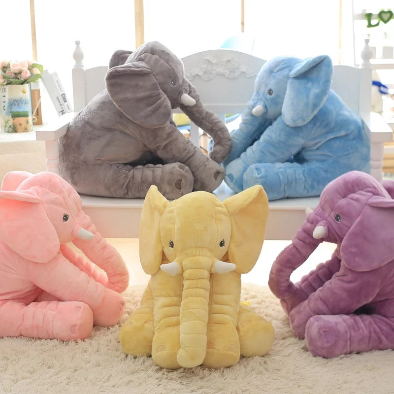 Lovely Elephant Plush Toy Stuffed Animal Doll Baby Kids Pillow for Sleeping