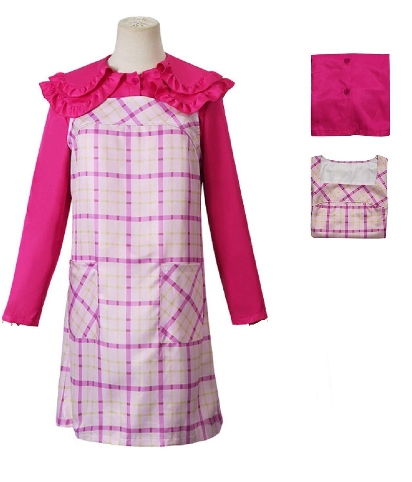 Enid Cosplay Costume Wednesday Addams Enid Sinclair Dress Suit Halloween Party Outfit for Girls Women