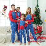 Family Matching Christmas Pajamas One Piece Zipper Hoodie for Whole Members