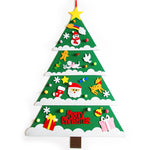 Felt Christmas Tree DIY Christmas Ornaments Door Wall Hanging Decorations 2022