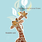 55inch/140cm Giraffe Plush Toys Giant Lifelike Animal Cute Soft Stuffed Dolls for Kids Adult Gift